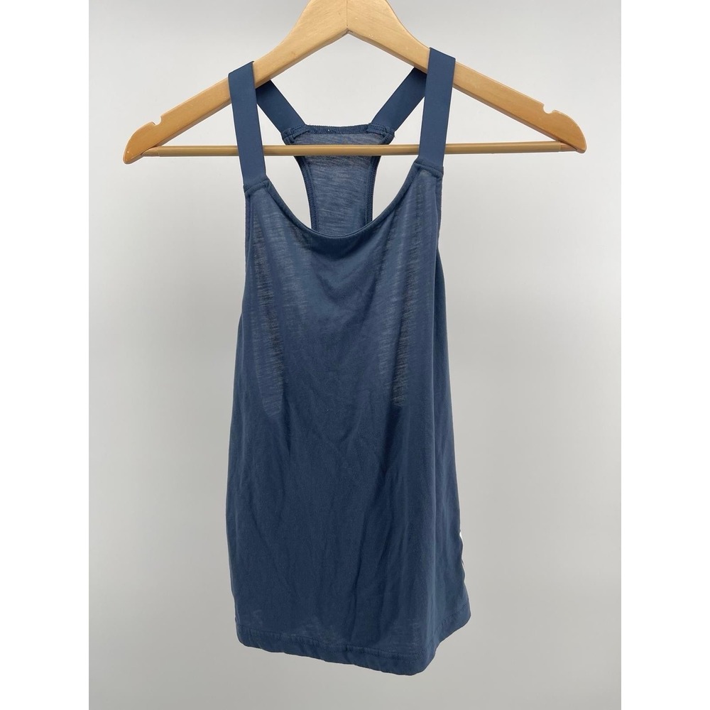Adidas Women's Climalite Tank‎ Top Blue Racerback Size S Athletic